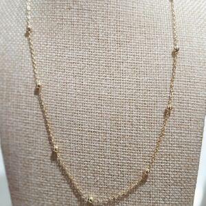 Elegant Gold Beaded Necklace